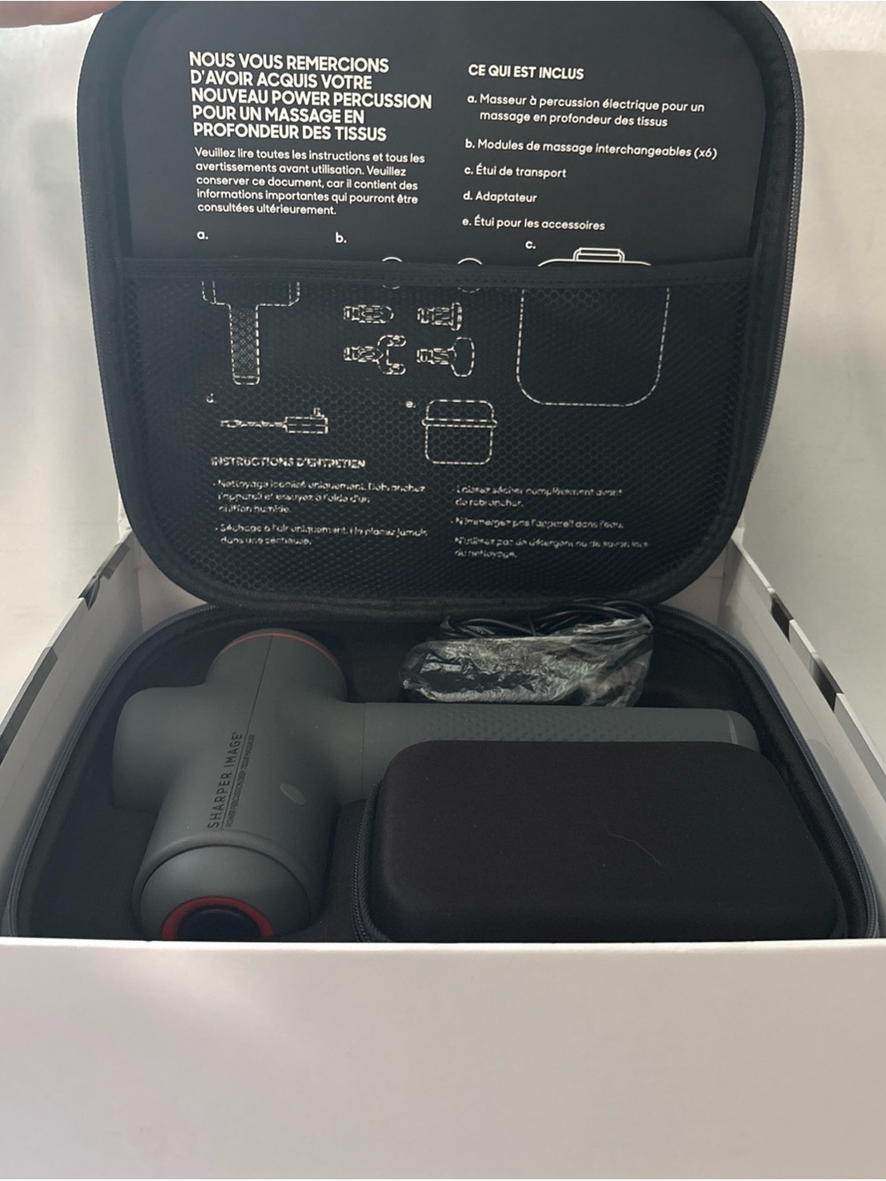 Sharper Image Power Percussion Deep Tissue Massager - Picture 4 of 5